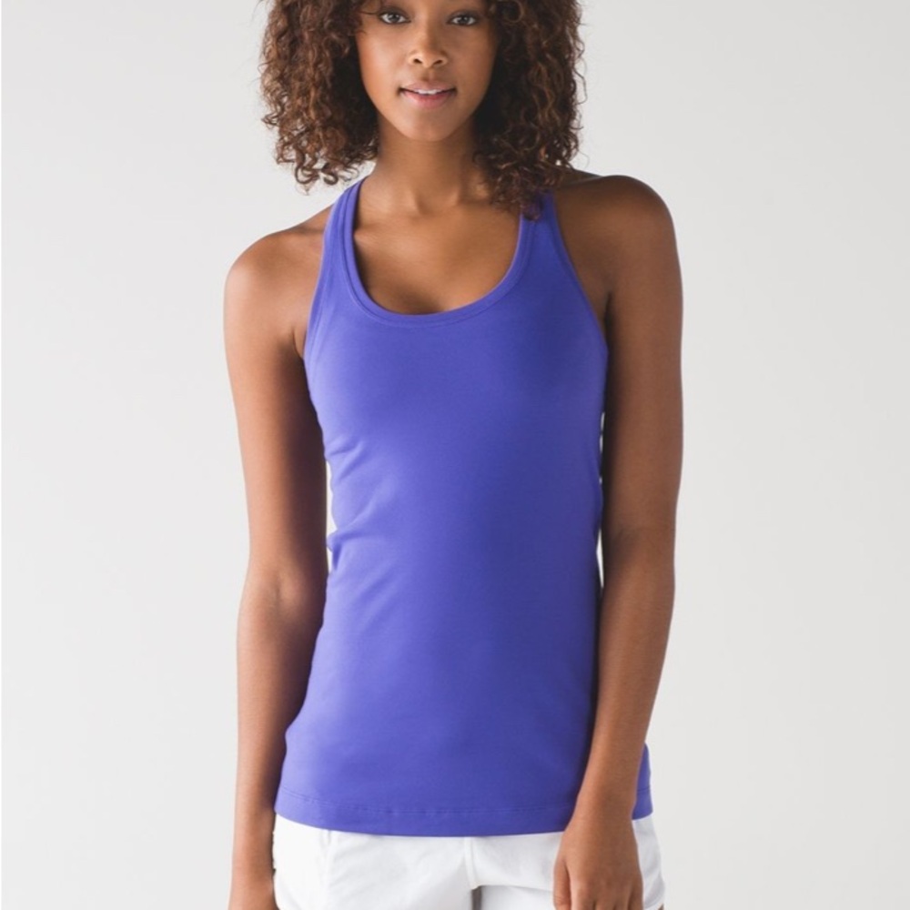 Purple lululemon racer back - Picture 2 of 4